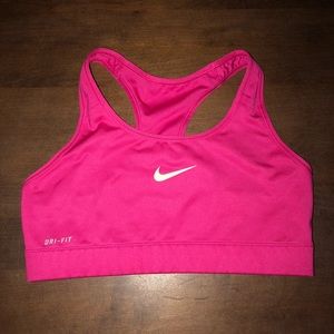 NIKE Hot Pink Classic Sports Bra